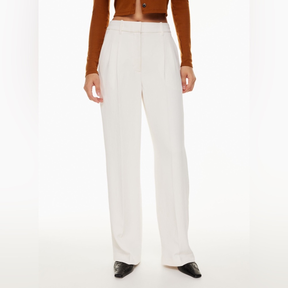 Aritzia Wilfred Effortless Pants LIGHT BIRCH 00